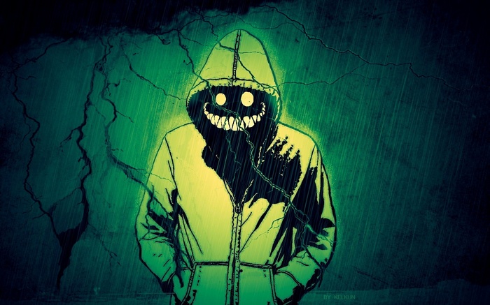 teeth, cloaks, green, smiling, creepy