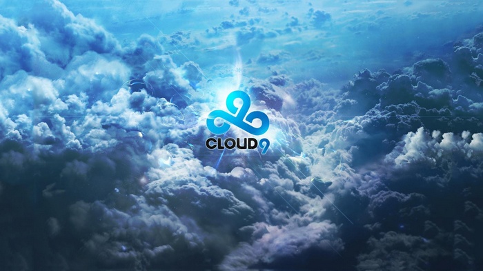 Cloud9 Logo Over Dramatic Clouds