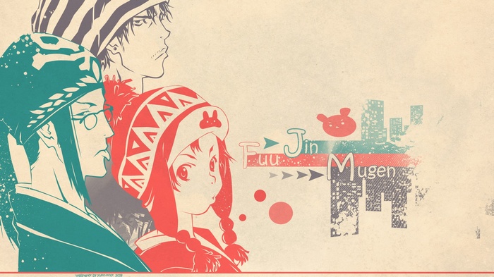 Samurai Champloo: Fuu, Jin, and Mugen