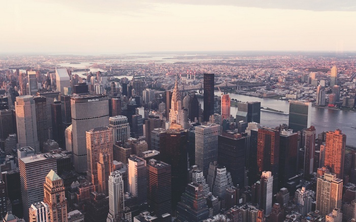 New York City Skyline with Chrysler Building