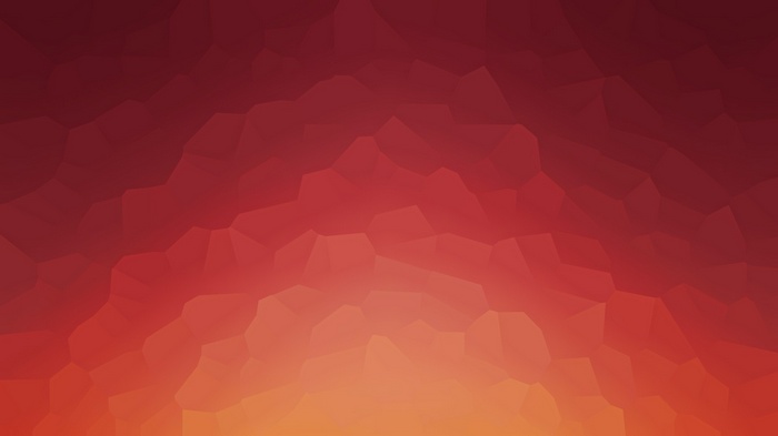 Low poly abstract gradient of red and orange