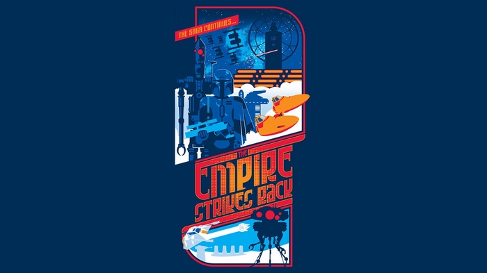The Empire Strikes Back Fan Art with Boba Fett
