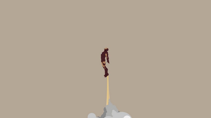 Tony Stark, vector art, minimalism, Iron Man