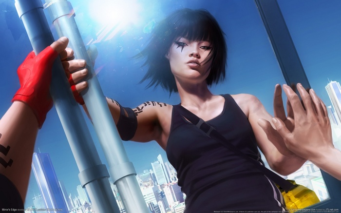 Faith Connors from Mirror's Edge artwork