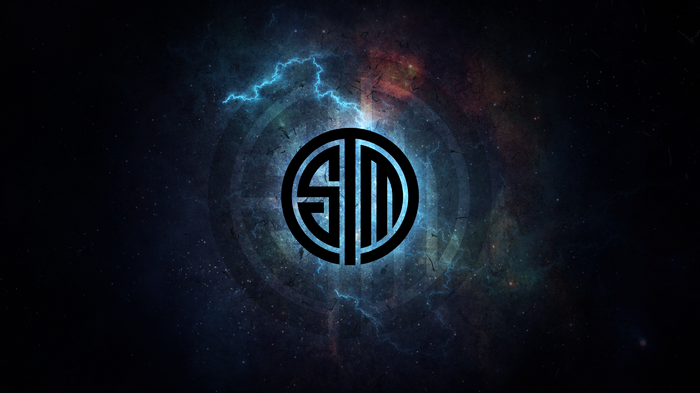 Team Solomid logo on a cosmic background