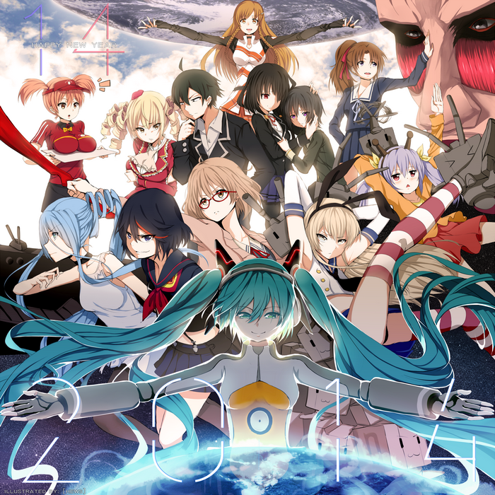 2014 Anime Crossover with Hatsune Miku and Attack on Titan