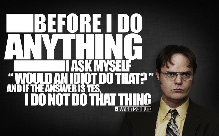 Dwight Schrute quote from The Office