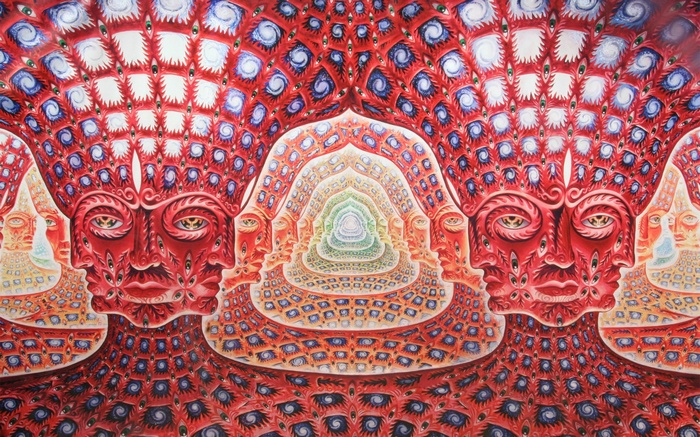 Alex Grey's "The Mission" artwork for Tool