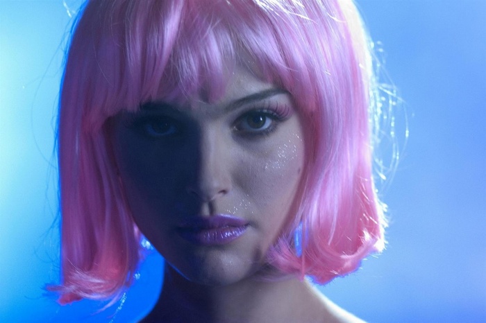 Natalie Portman, closer (movies), face, wigs, pink hair, makeup, women, actress, movies