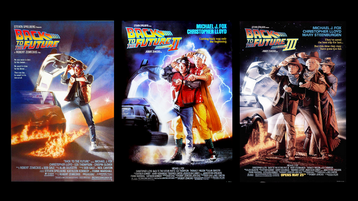 Back to the Future Trilogy Movie Posters