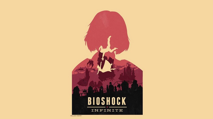 BioShock Infinite Silhouette Poster