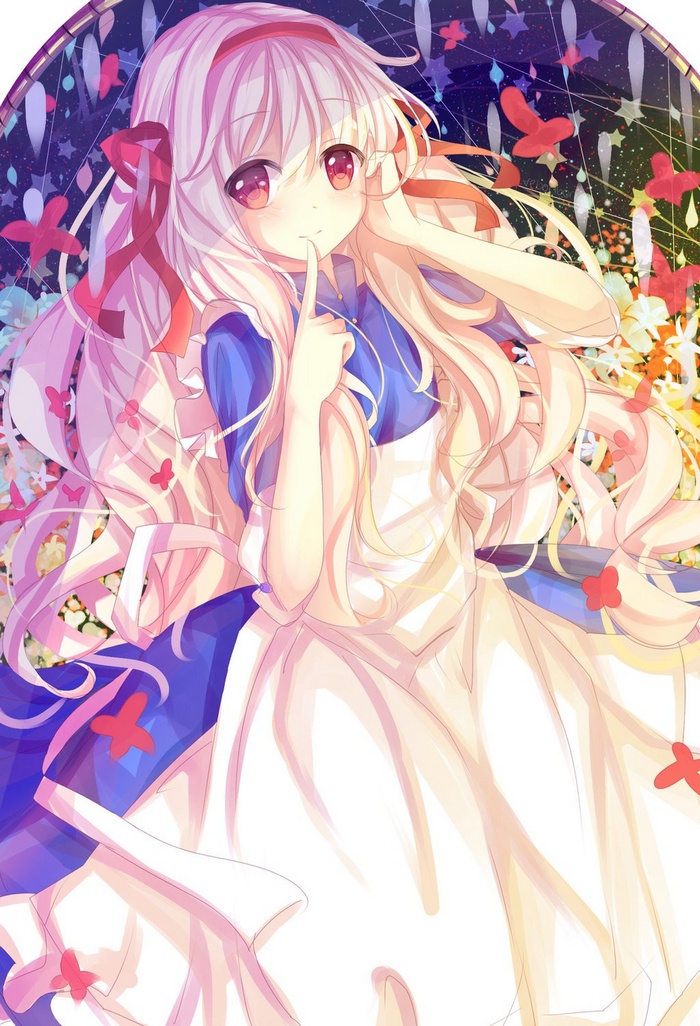 Kozakura Mary from Kagerou Project with butterflies