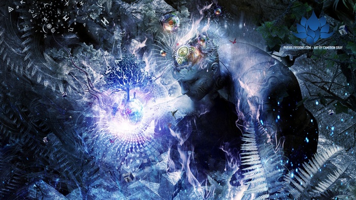 spiritual, digital art, fantasy art, Cameron Gray, sacred geometry
