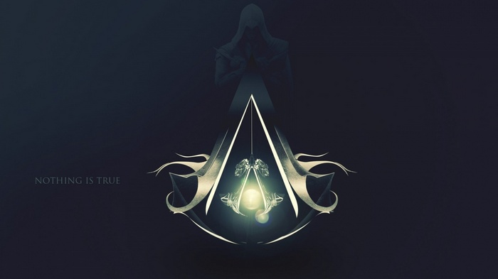 Assassin's Creed logo with "Nothing is True" text