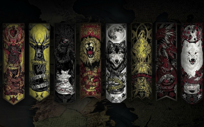 Game of Thrones House Sigils Banners