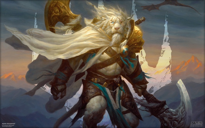 Magic: The Gathering, Ajani Steadfast, Planeswalkers, Ajani Goldmane ...