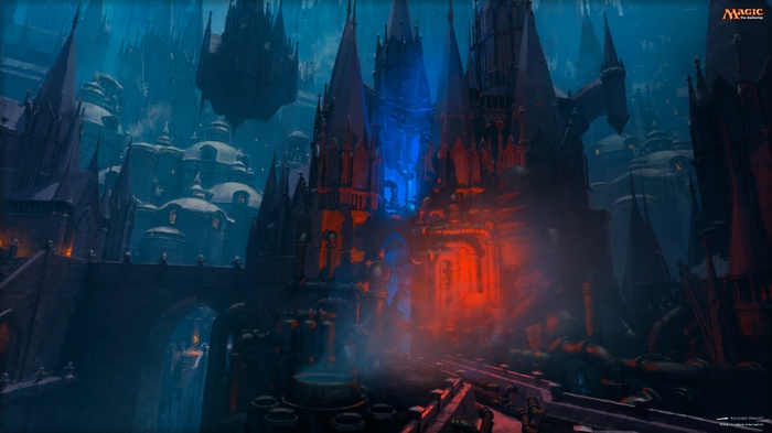 Izzet League Cityscape from Magic: The Gathering
