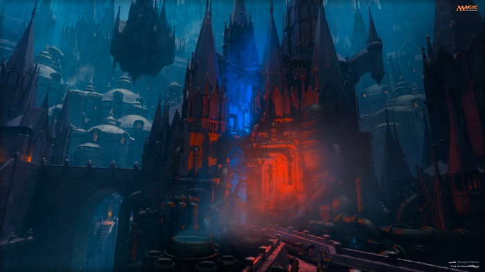 Izzet League Cityscape from Magic: The Gathering
