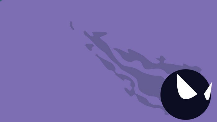 Gastly Pokémon with purple smoke