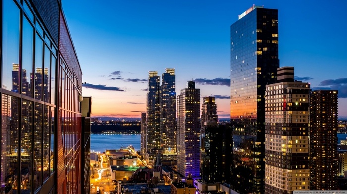 New York City Skyline at Dusk