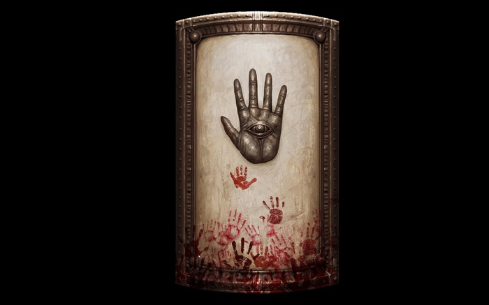 Dark Souls II Shield with Hand and Eye Symbol