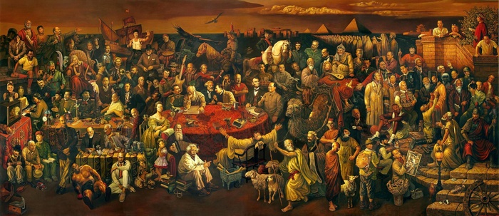Julius Robert Oppenheimer, Prince Charles, Wolfgang Amadeus Mozart, Bill Gates, William Shakespeare, Vincent van Gogh, Napoleon Bonaparte, Albert Einstein, Bill Clinton, Che Guevara, Confucius, Fidel Castro, artwork, Henri Matisse