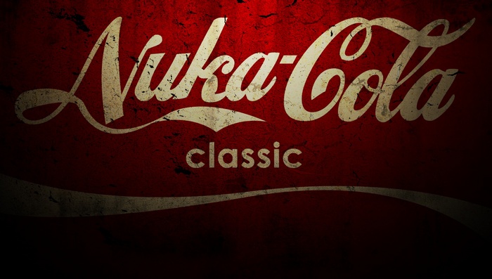 Nuka-Cola Classic logo on a red background
