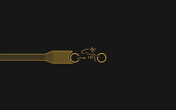 Tron: Legacy Light Cycle Minimalist Design