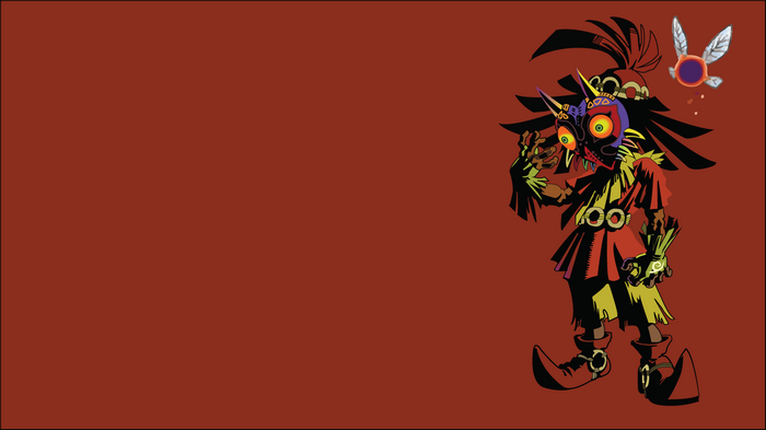 Skull Kid and Tatl from The Legend of Zelda: Majora's Mask