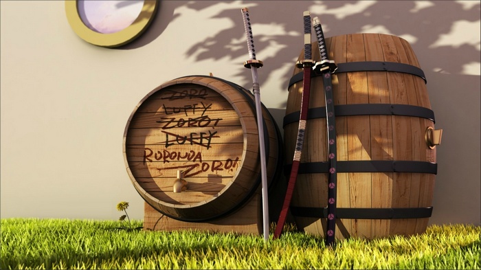 One Piece, Roronoa Zoro, katana, anime, sword
