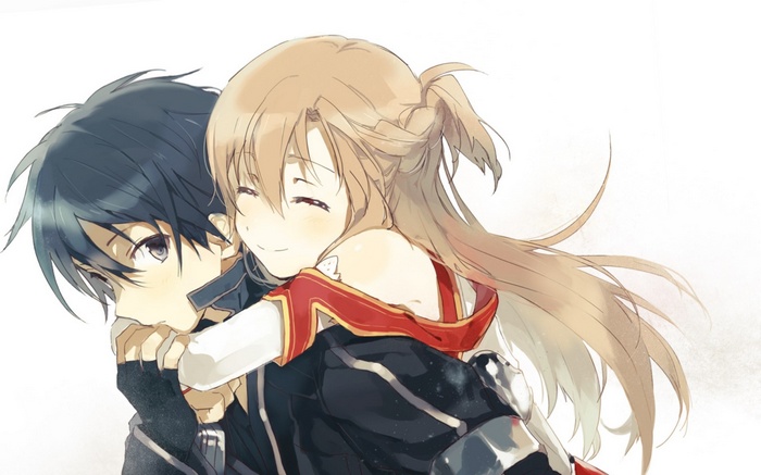Kirito and Asuna from Sword Art Online