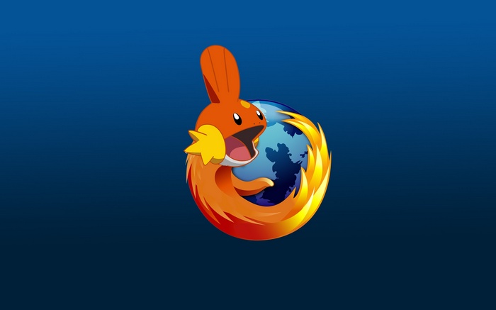 Mudkip as Firefox Logo Mashup