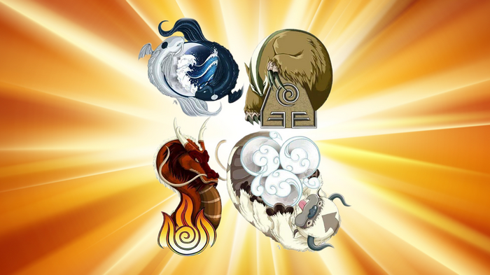 Avatar: The Last Airbender Elements and Animals