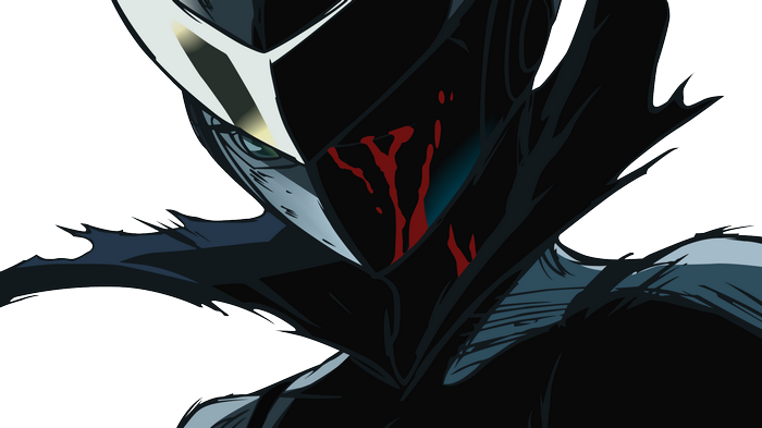 Casshern Sins anime character with blood