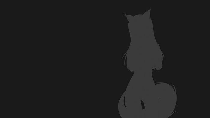 Holo from Spice and Wolf silhouette