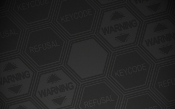 Neon Genesis Evangelion Warning and Keycode Hexagons