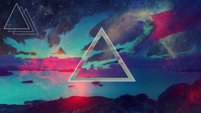 Abstract Triangles Over a Cosmic Landscape