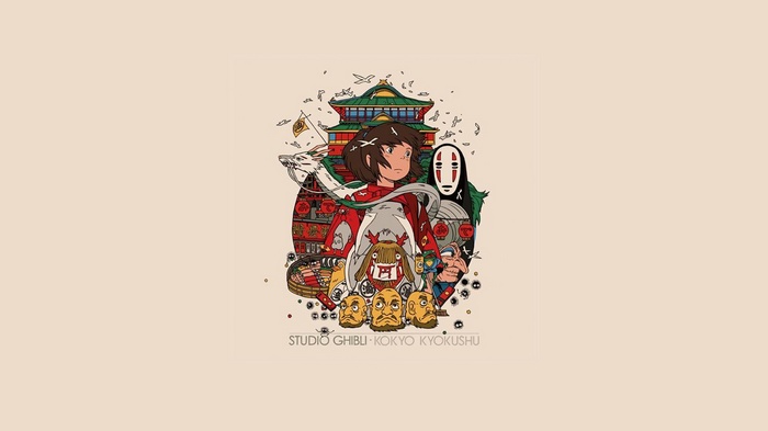 Spirited Away Chihiro and Studio Ghibli characters