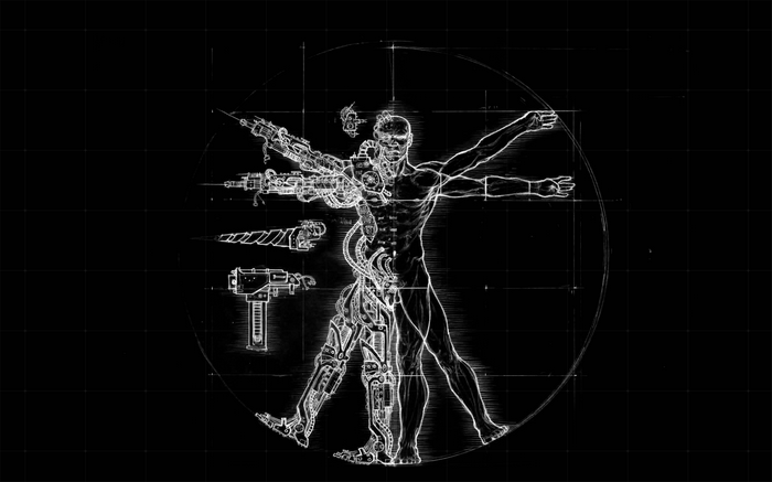 Warhammer 40,000 Vitruvian Man Schematic