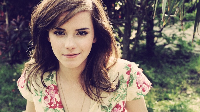 Emma Watson portrait outdoors