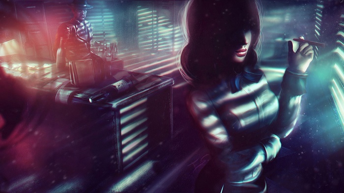 Elizabeth and Booker DeWitt in BioShock Infinite: Burial at Sea