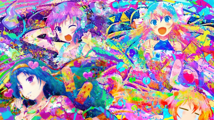 Colorful Anime Girls from Rokujouma no Shinryakusha