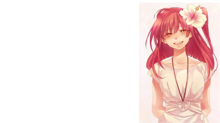 Morgiana from Magi: The Labyrinth of Magic smiling