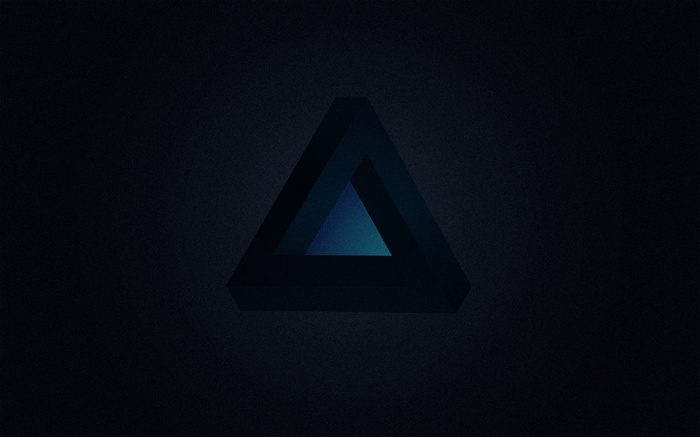 Penrose Triangle Illusion