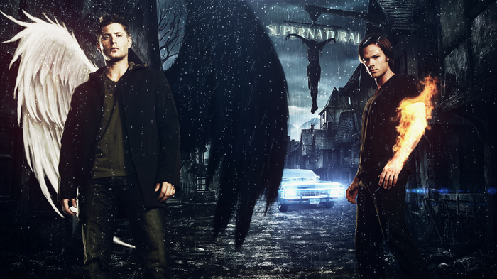 Supernatural: Dean and Sam with Supernatural elements