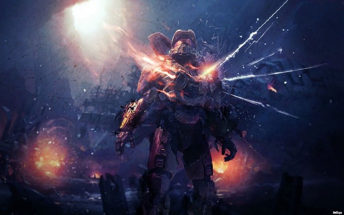 Halo Master Chief Artwork