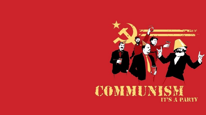 Communism It's a Party with Founding Fathers