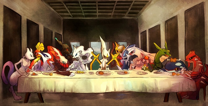 Pokemon Last Supper Parody