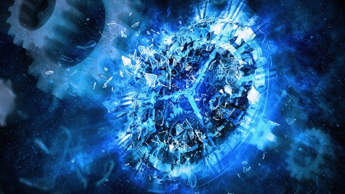 Shattered Time Digital Art