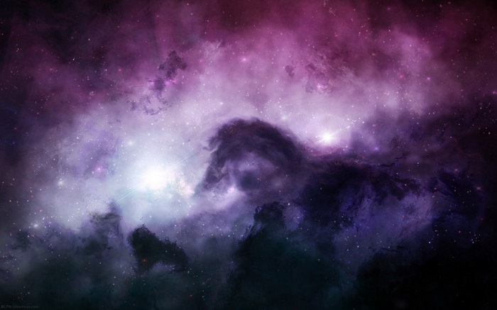 Space art of the Horsehead Nebula